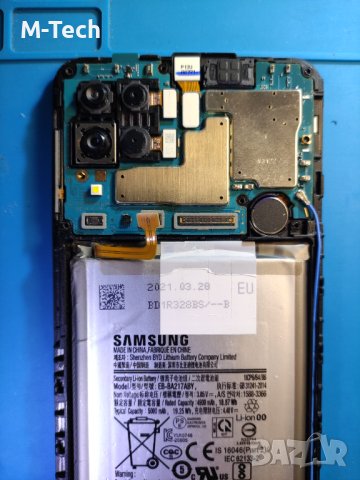 Samsung A12 A125F части основна платка батерия блок захранване заден капак слушалка, снимка 5 - Резервни части за телефони - 41371891