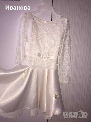 Рокля, размер 116, снимка 8 - Детски рокли и поли - 41522153