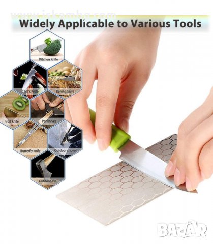 ДИАМАНТЕН КАМЪК ЗА ЗАТОЧВАНЕ НА НОЖОВЕ, ГРИТ 400, 600 И 1000 - код 2555, снимка 8 - Аксесоари за кухня - 33936175