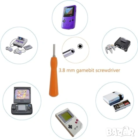 UNITOOL К-т Специални ОТВЕРТКИ 3,8 - 4,5 мм NINTENDO PlayStation SEGA Глух Ключ Вложки Звезди БАРТЕР, снимка 4 - Отвертки - 53700087