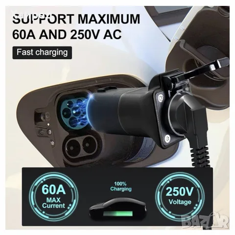 Нов V2L адаптер Type 2 към Schuko – 3.5 kW / 16A, снимка 5 - Аксесоари и консумативи - 56247176