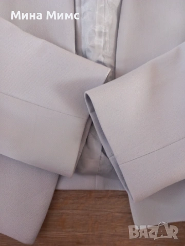 Сако дамско бледо син цвят, снимка 4 - Сака - 53390010