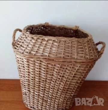 Плетен кош среден 