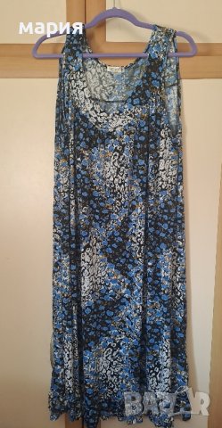 лятна рокля в синьо, снимка 1