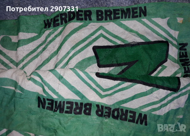 шал и знаме от футболен клуб Werder. Германия, снимка 5 - Фен артикули - 44828411