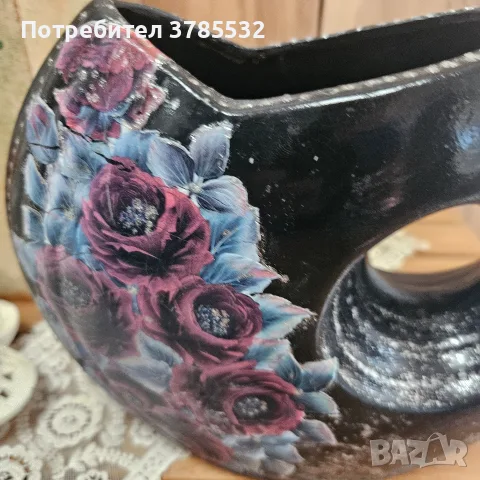 Керамична ваза Ваза, снимка 3 - Вази - 56123934