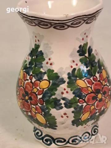 немска цветна керамична вазичка 19/4, снимка 3 - Декорация за дома - 49167940
