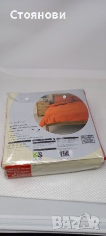 Червен 100% памук king size комплект завивки, снимка 2 - Спално бельо - 41835972