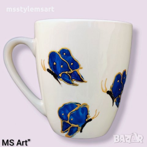 Ръчно рисувана порцеланова чаша