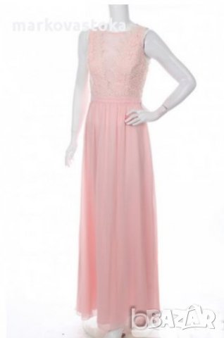 Продавам розова  дълга рокля , снимка 1 - Рокли - 34738744