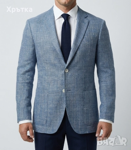 Boggi Milano - Оригинално мъжко сако от вълна и коприна р-р 54 / XL