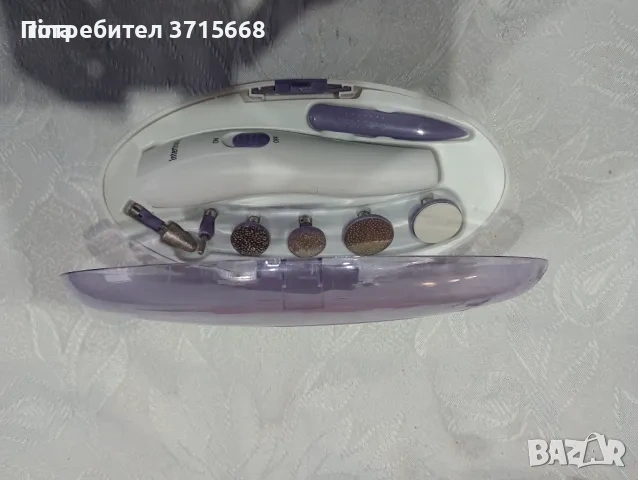 Eлектрическа Пила за Маникюр и Педикюр, снимка 3 - Продукти за маникюр - 51937373