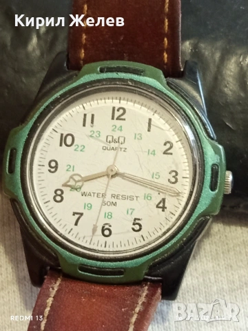 Марков мъжки часовник Q/Q QUARTZ JAPAN много красив стилен дизайн 51836