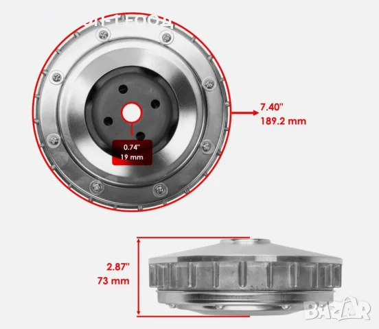 Вариатор GRIZZLY 660 RHINO 660 Първичен съединител, снимка 11 - Части - 45063526