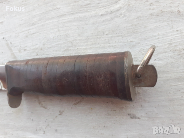 Много рядък японски военен боен нож WW2 Втора световна война, снимка 4 - Антикварни и старинни предмети - 53422356