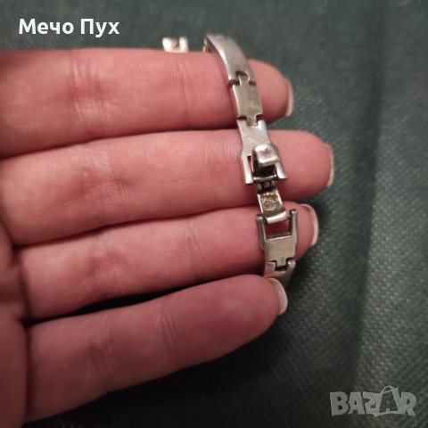 Сребърна гривна (122), снимка 7 - Гривни - 40305147