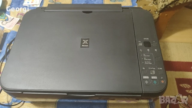 Принтер,скенер,копир.Цветен .С кабел към компютър., снимка 1