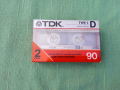 Нови TDK D90 Аудио касети, снимка 1 - Аудио касети - 36264421