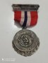 норвежки сребърен медал с маркировка , снимка 2