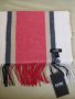 Фин шал 100% кашмир, райе бяло и  червено, Монголия, снимка 2