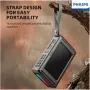 Неползван Philips - Видео и Аудио Стерео колонка с Блутут, USB, Слот TF памет и USB-C за зареждане, снимка 4
