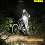 Фар за велосипед със сирена и акумулаторна батерия - КОД 3139, снимка 6