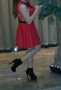 Дамска червена рокля, снимка 1 - Рокли - 34852625