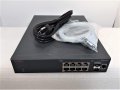 Високопроизводителен интернет комутатор Extreme Networks 8X Gigabit Ethernet PoE 2X SFP  