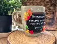 Чаша полимерна глина "За любимият учител ", снимка 4