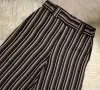 -30% СТРАХОТЕН панталон в черно-бежово райе ХС размер , снимка 2