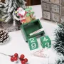 5342 Вечен дървен календар с кубчета Merry Christmas, снимка 2