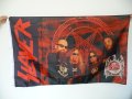 Slayer знаме флаг хеви метъл траш спийд тежка музика Слейър , снимка 1 - Декорация за дома - 40981468