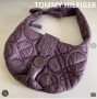 Tommy Hilfiger нова малка лилава капитонирана чанта, снимка 11