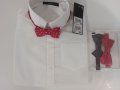 Нови! Риза Next + подарък вратовръзка , снимка 1 - Детски ризи - 39833879