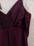Дълга Бална рокля цвят бордо размер S, снимка 4