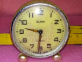 SLAVA MADE in USSR Стар КОЛЕКЦИОНЕРСКИ РУСКИ БУДИЛНИК МЕХАНИЧЕН НАСТОЛЕН ЧАСОВНИК СЛАВА СССР 24937, снимка 6