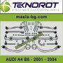 Комплект носачи (окачване) Teknorot за AUDI A4 B6 