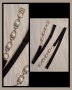 Луксозни презрамки за сутиен с ъс сребрист метал и перлени камъни., снимка 1 - Други - 35897613