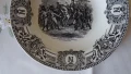 Антични белгийски чинии Napoleon. Марка Keramis B.F. 1890г., снимка 4