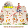 Сгъваемо детско килимче за игра, топлоизолиращо 180x200x1cm - модел мече и горски животни - КОД 4129, снимка 7