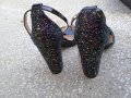 Елегантни сандали с брокат, снимка 3