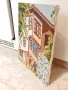 Старинен Гоблен с Подрамка Възрожденска Къща 29/24 см, снимка 4