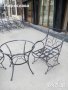 маси , пейки и столове от ковано желязо, снимка 3