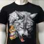 Нова мъжка тениска с дигитален печат HARLEY DAVIDSON -Вълк (Wolf), снимка 6