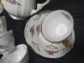 Немски, красив сервиз "Златна дантела с рози", снимка 3