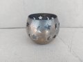 Малка метална ваза с полумесеци и звезди, снимка 1 - Други ценни предмети - 41622188