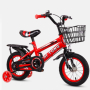 Детски велосипед с кош, помощни колела и два вида спирачки / различни видове