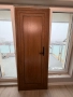 Алуминиева врата | златен дъб | с перваз, снимка 1