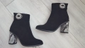 Чисто нови черни велурени дамски боти ELIZA РАЗМЕР 38, снимка 4