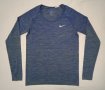 Nike DRI-FIT Seamless оригинална блуза M Найк спорт фитнес фланелка, снимка 1 - Спортни дрехи, екипи - 42590976